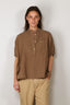 SoSue - Blouse - Cowboy Button Linen - Soft Brown