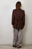 Tibi - Blazer - Eco Nylon Max Blazer - Brown