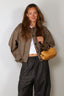 RÓHE - Jacket - Suede Collar Blouson Jacket - Prince Of Wales