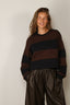 Johny - Sweater - Derek - Navy/Brown