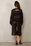 Johny - Sweater - Derek - Navy/Brown