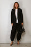 RÓHE - Blazer - Fitted Tuxedo Blazer - Black