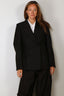 RÓHE - Blazer - Fitted Tuxedo Blazer - Black