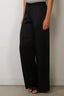 Forte_Forte - Broek - "The Lotus" Fluid Jacquard High Waist Pants - Notte
