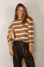 BYLOTTE Studios - Top - Lily Longsleeve - Brown Striped