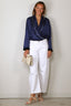 Forte_Forte - Jacket - "Le Club" Print Envers Satin Robe De Chambre - Notte