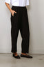 RÓHE - Broek - Cropped Wide Leg Trousers - Black