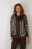 Nili Lotan - Blouse - Alfie - Brown / Ivory Bandana Print