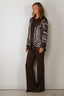 Nili Lotan - Blouse - Alfie - Brown / Ivory Bandana Print