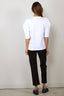 Tibi - Top - Perfect Hinged Sleeve T - White