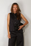 Vince - Top - Relaxed Slvls Button Down - Ink