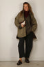 Tibi - Sweater - Cashmere Sweater Crewneck Oversized Pullover - Dark Hazelnut