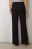 Forte_Forte - Broek - Matt Envers Satin High Waist Flat Front Pants - Notte