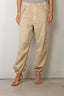 Denimist - Broek - Cropped Cargo - Khaki Sand