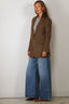 Denimist - Blazer - Hyannis Deconstructed Blazer - Brown Herring Bone