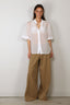 RÓHE - Blouse - Embroidered Muslin Shirt - Optic White