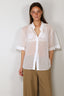 RÓHE - Blouse - Embroidered Muslin Shirt - Optic White
