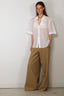 RÓHE - Blouse - Embroidered Muslin Shirt - Optic White