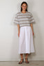 BYLOTTE Studios - T-Shirt - Olsen Tee - Grey Melange / White / Black