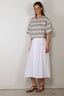 BYLOTTE Studios - T-Shirt - Olsen Tee - Grey Melange / White / Black