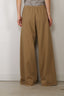 Forte_Forte - Broek - Fluid Cotton Twill Wide Leg - Cumino