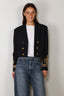 Ralph Lauren - Jacket - Double Breasted Cropped Wool Jacket - Navy