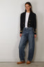 Ralph Lauren - Jacket - Double Breasted Cropped Wool Jacket - Navy