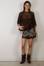 Nili Lotan - Short - Frances - Brown / Ivory Bandana Print