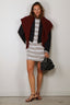 BYLOTTE Studios - Jurk - Taylor Dress - Grey Melange / White / Black