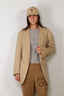 Denimist - Blazer - Deconstructed Blazer With Belt - Khaki