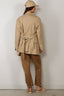 Denimist - Blazer - Deconstructed Blazer With Belt - Khaki