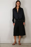 Vince - Blouse - Band Collar Blouse - Coastal