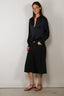 Vince - Blouse - Band Collar Blouse - Coastal