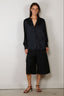 Vince - Blouse - Band Collar Blouse - Coastal
