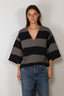 Johny - Top - Louise - Navy / Grey