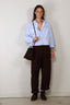 Johny - Broek - Andre Recycle Silk Pant - Burgundy