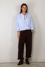 BYLOTTE Studios - Blouse - Olivia Shirt - Blue / White striped