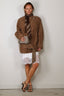 Rotate - Jacket - Oversize Suede - Morel