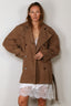 Rotate - Jacket - Oversize Suede - Morel