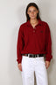 Johny - Sweater - Mellie Polo Long Sleeve - Burgundy