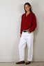 Johny - Sweater - Mellie Polo Long Sleeve - Burgundy