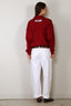 Johny - Sweater - Mellie Polo Long Sleeve - Burgundy