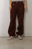 Ganni - Broek - Stretch Cotton Pocket Cargo Pants - Chicory Coffee