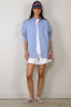 Ralph Lauren - Blouse - Ls Rmsy St-Long Sleeve-Blouse - Blue White Multi