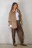 RÓHE - Jacket - Double Faced Wool Pankou Closure Jacket - Desert Brown