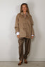 RÓHE - Jacket - Double Faced Wool Pankou Closure Jacket - Desert Brown