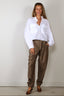 RÓHE - Broek - Tailored Cuff Trousers - Desert Brown