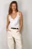 RÓHE - Top - Silk Lace Camisole Top - Cream