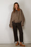RÓHE - Jacket - Suede Collar Blouson Jacket - Prince Of Wales