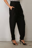 RÓHE - Broek - Tailored Cuff Trousers - Black